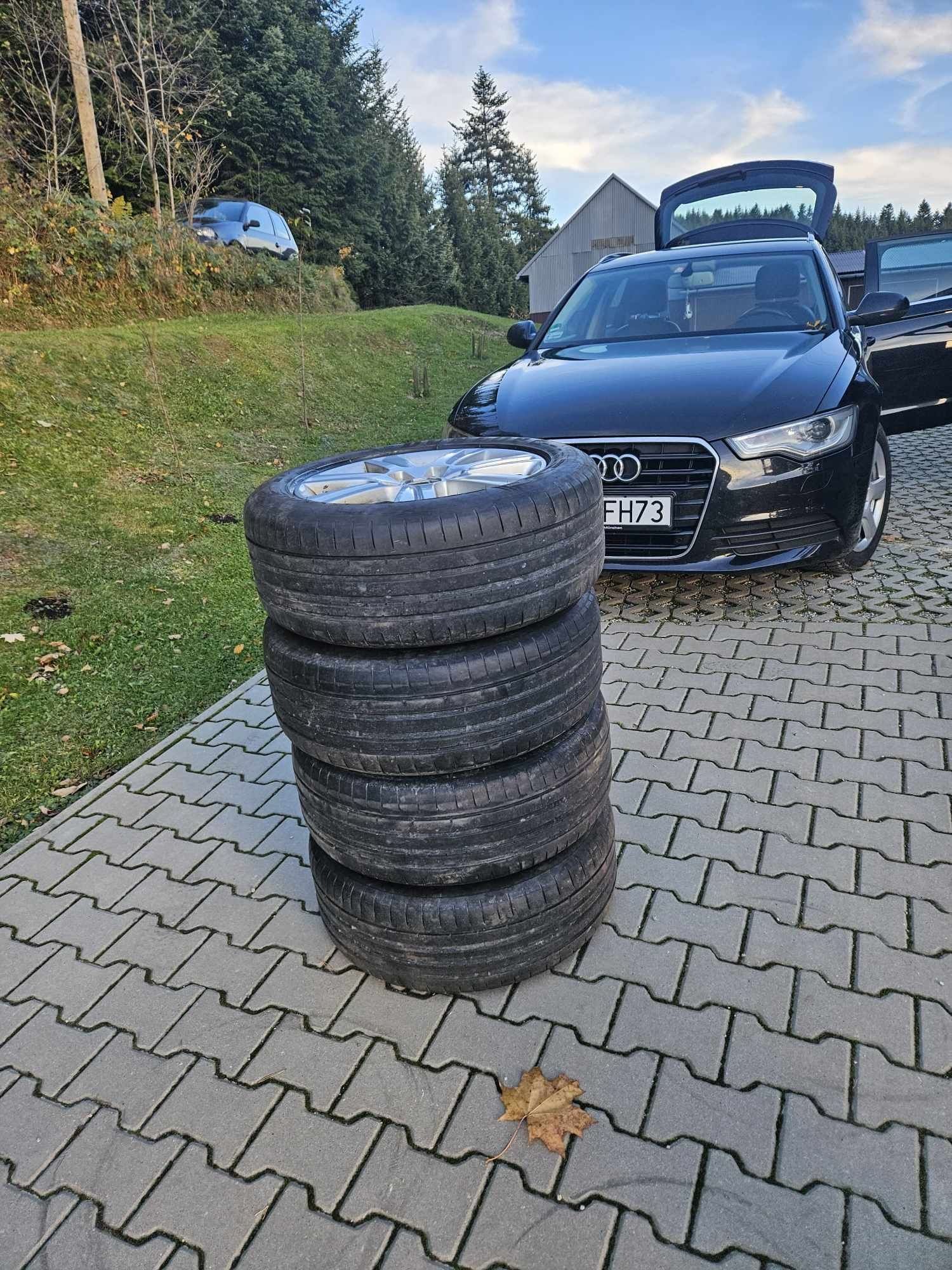 Oryginalne alufelgi audi a6c7 225/55R17 Dunlop!