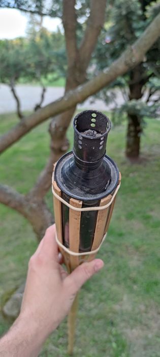 Pochodnie na naftę z bambusa 150 cm 8 szt.