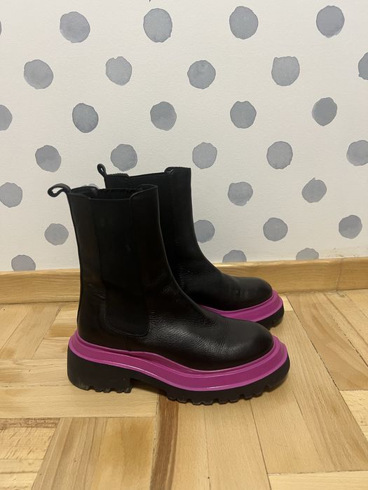 Шкіряні Черевики челсі жіночі 38 розмір