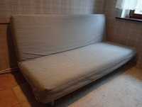 Sofa Kanapa Ikea BEDDINGE popielata z pojemnikiem na pościel
