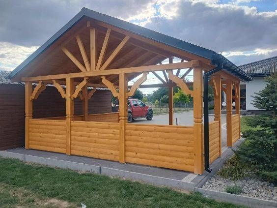 Wiata samochodowa 5,5x 5m