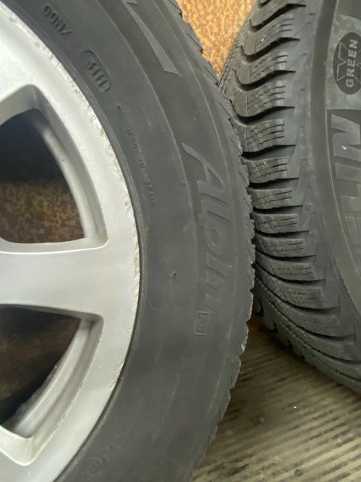 Колеса в зборі bmw 5 e60 5x120 7jx16 is20 комплект з зимовою гумою