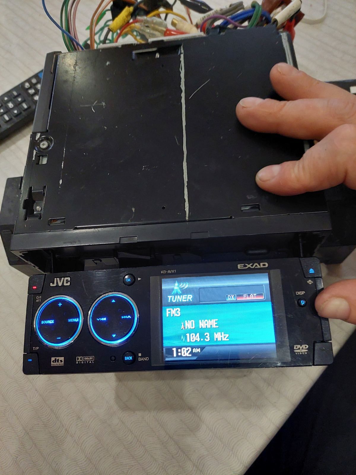Панель для автомагнитоли JVC EXAD KD-AVX1