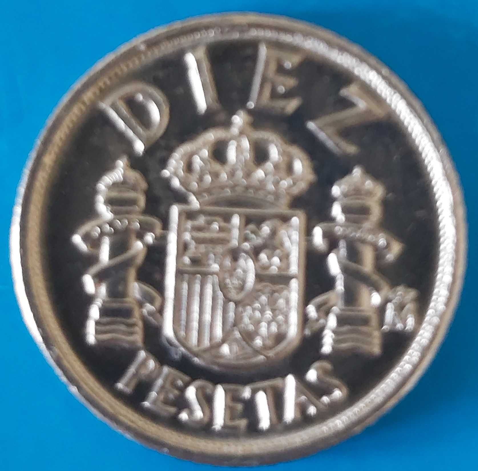 10 Pesetas de 1983, Espanha, Rei Juan Carlos I,