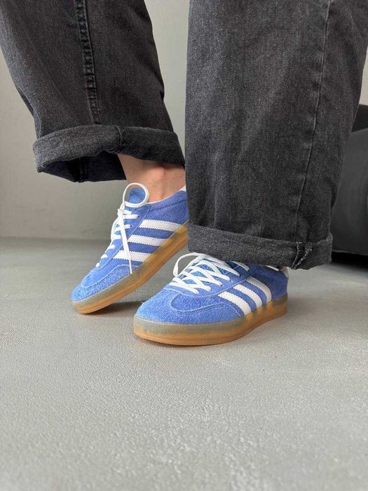 Кросівки Adidas Gazelle blue premium