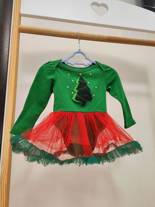 Сукня боді для дівчинки новорічна