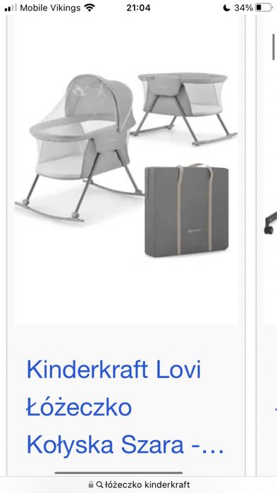 Lozeczko Kinderkraft Lovi