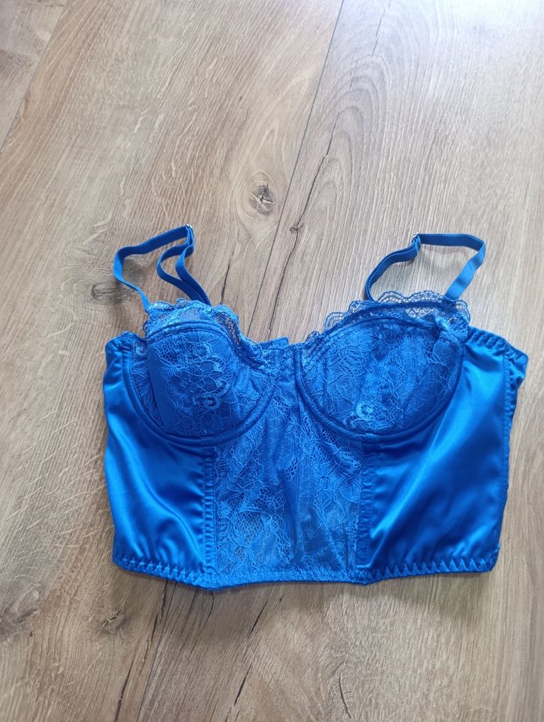 Bielizna erotyczna modelująca gorset koronkowa sexy 75B XS s
