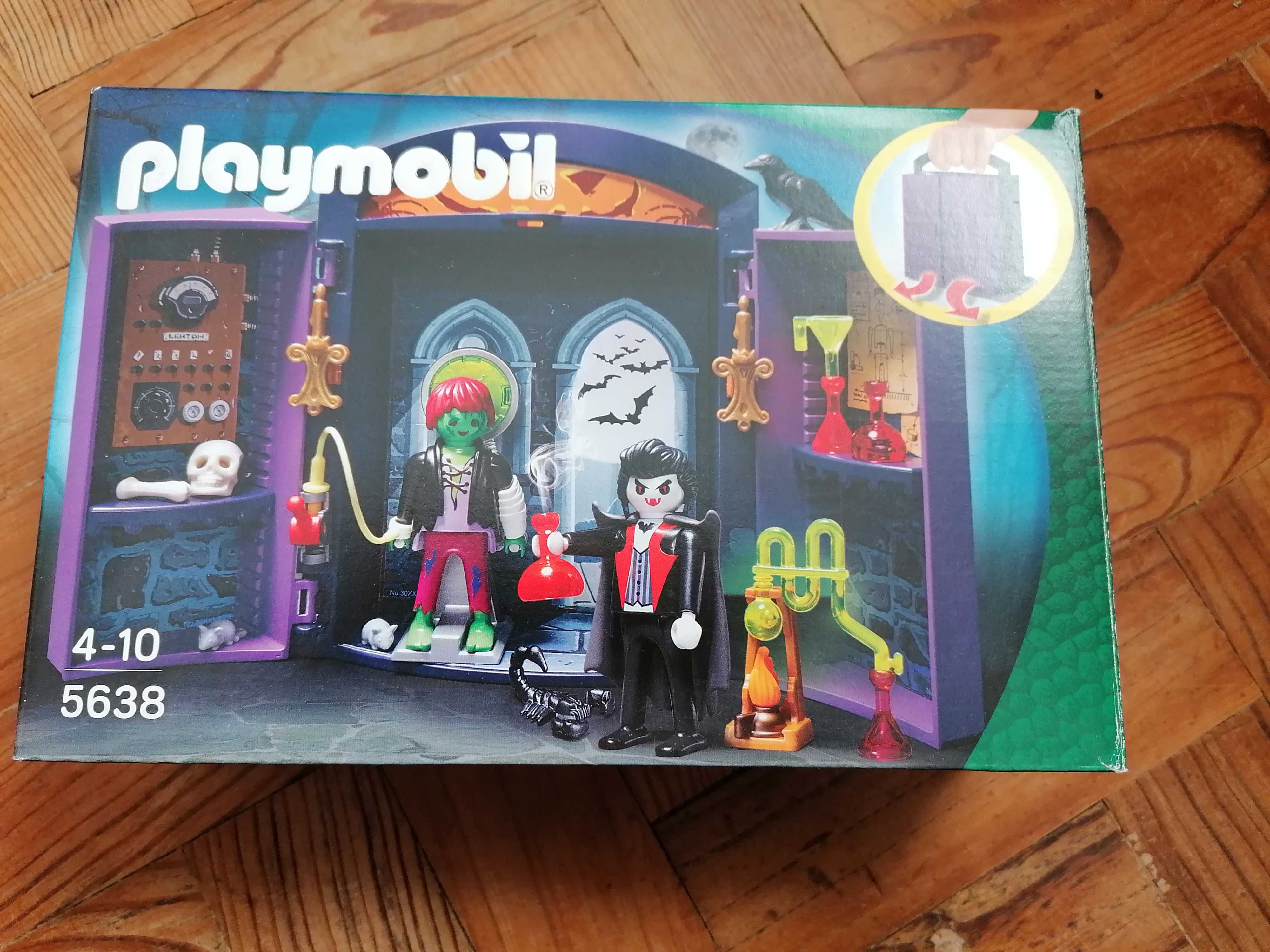 Playmobil, 4 a 10 anos. Casa/mala vampiros