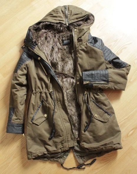 Parka Bershka Khaki Nowa z metkami S