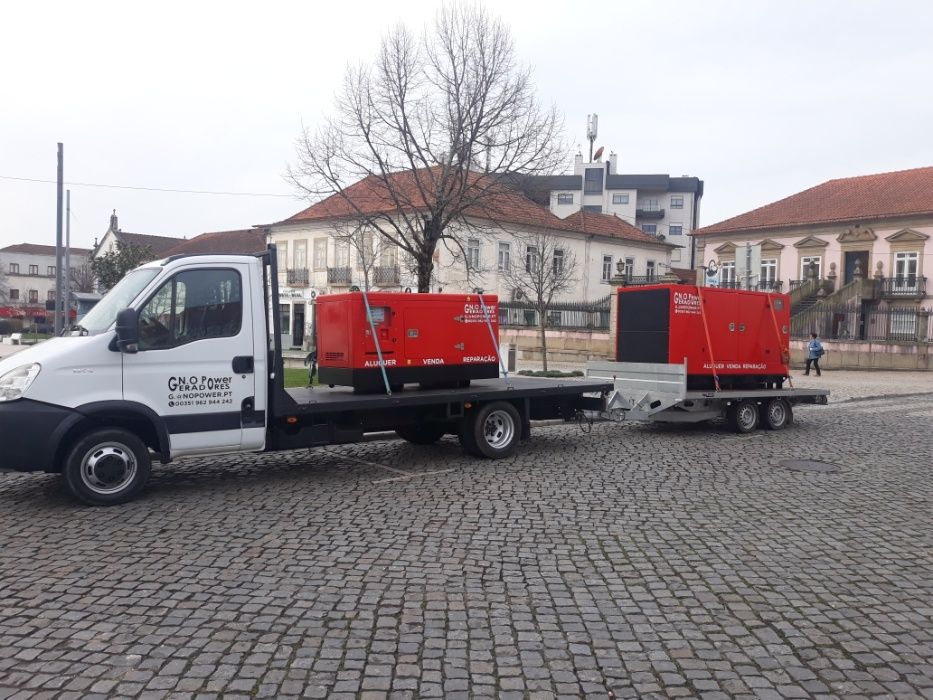 Aluguer de geradores para festa, eventos e obras