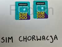 Chorwacja SIM karta Telemach starter chorwacki anonimowy