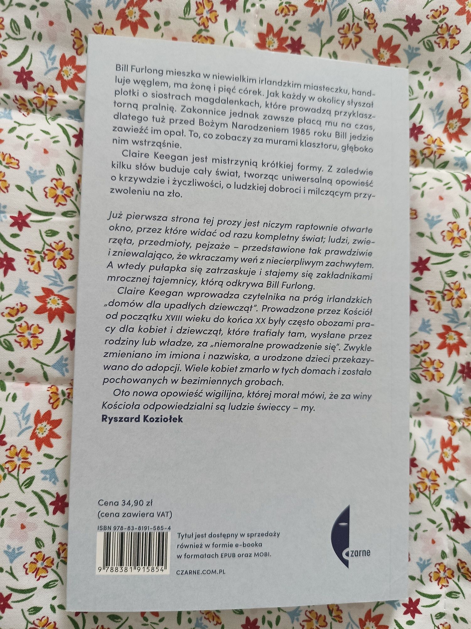Sprzedam książkę Claire Keegan "Drobiazgi takie jak te"