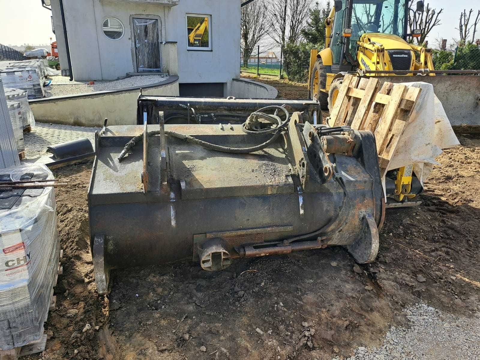 ŁYŻKA z mieszalnikiem do betonu, betoniarka, bm 600 L, HARDOX, CAT 906