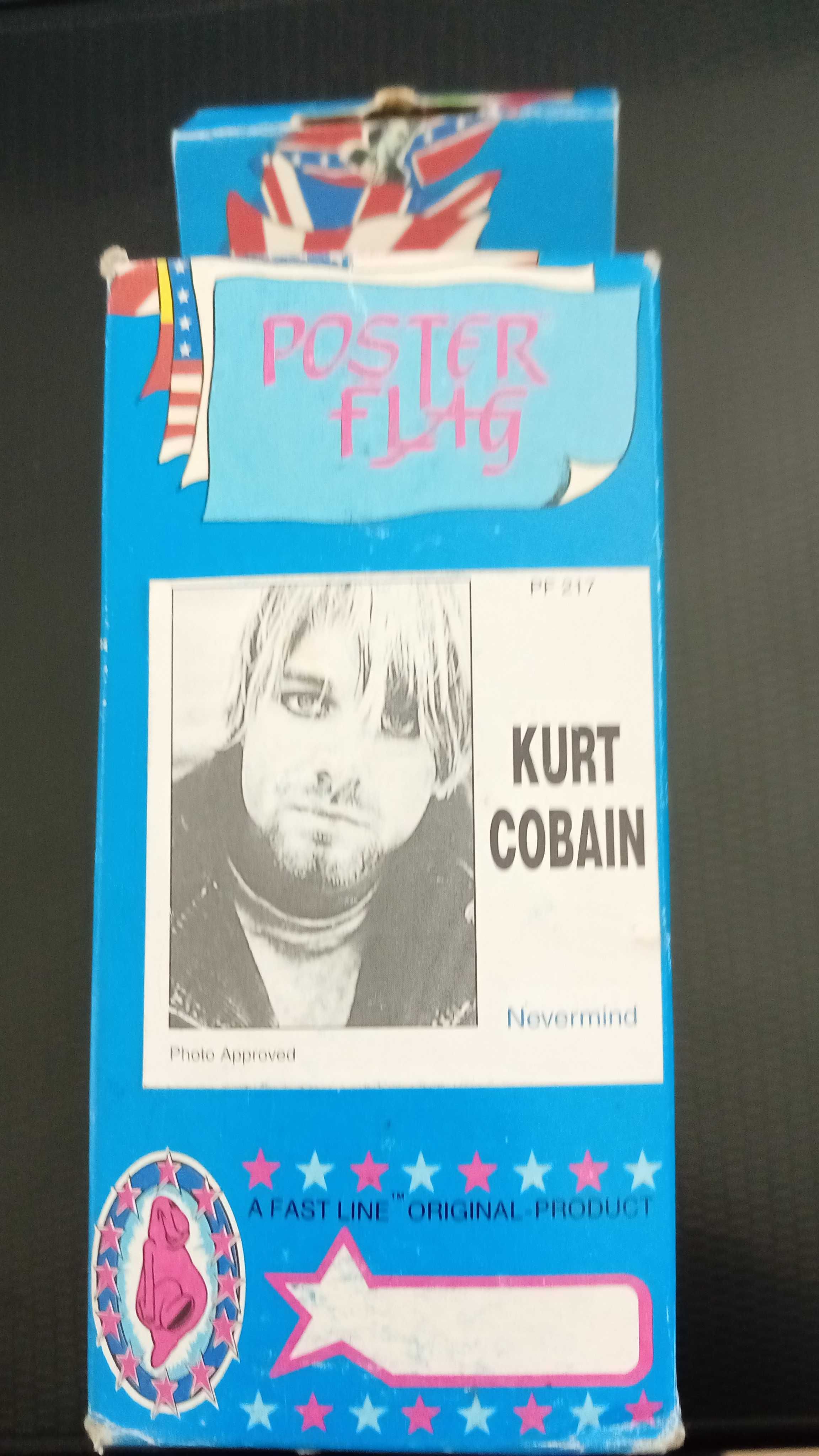 Nirvana Poster flag em tecido Kurt Cobain