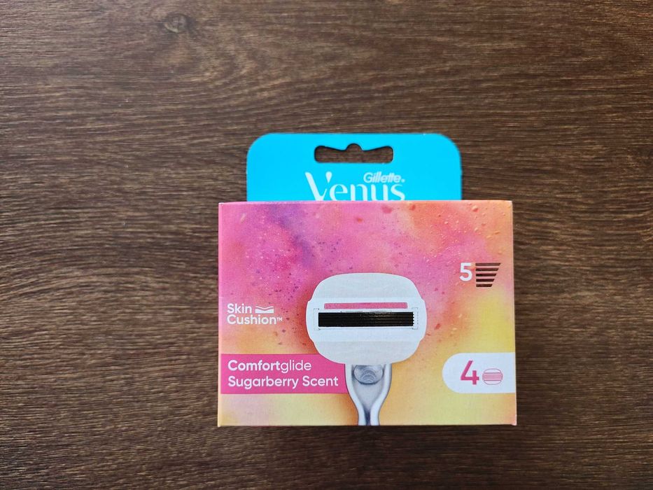 4szt wkładów Gillette Venus Comfortglide Sugarberry Scent Skin Cushion