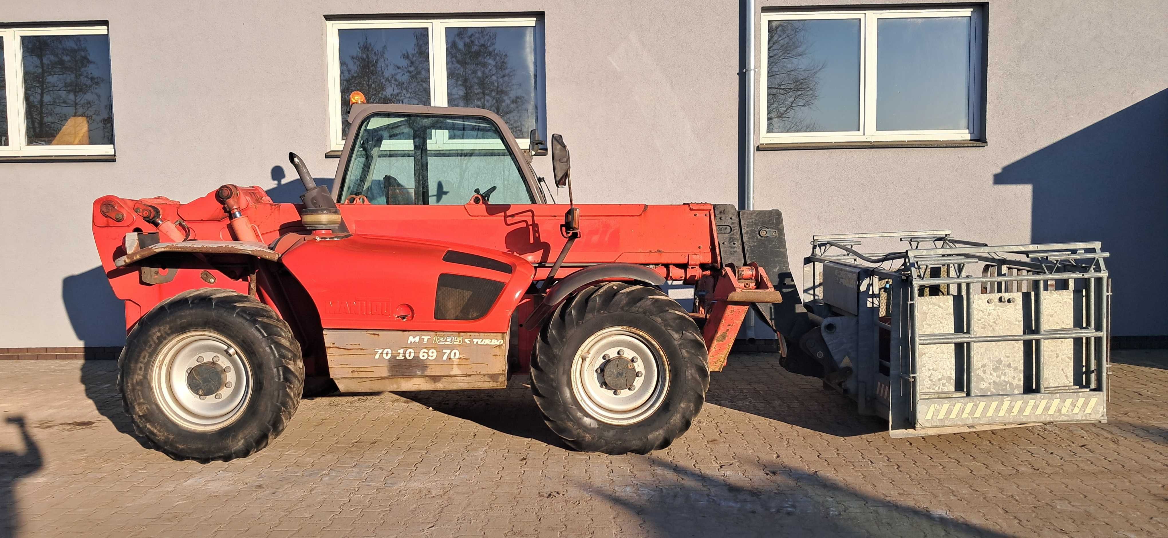 MANITOU MT 1235 S Turbo 3274h ORYGINAŁ Kosz Rozkładany Sterow. Radiowe