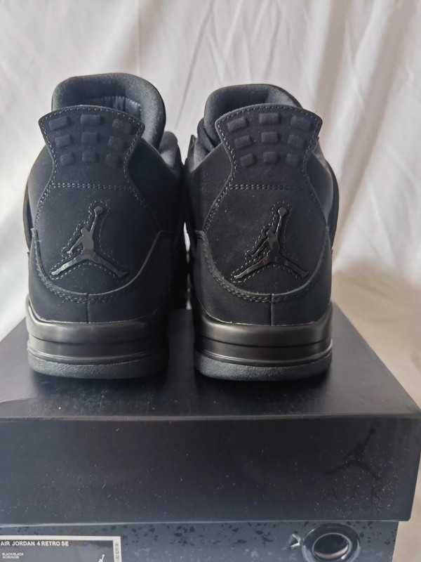 Nowe*Nike_Męskie_Jordan4_Czarny*UnuseTrampki.38