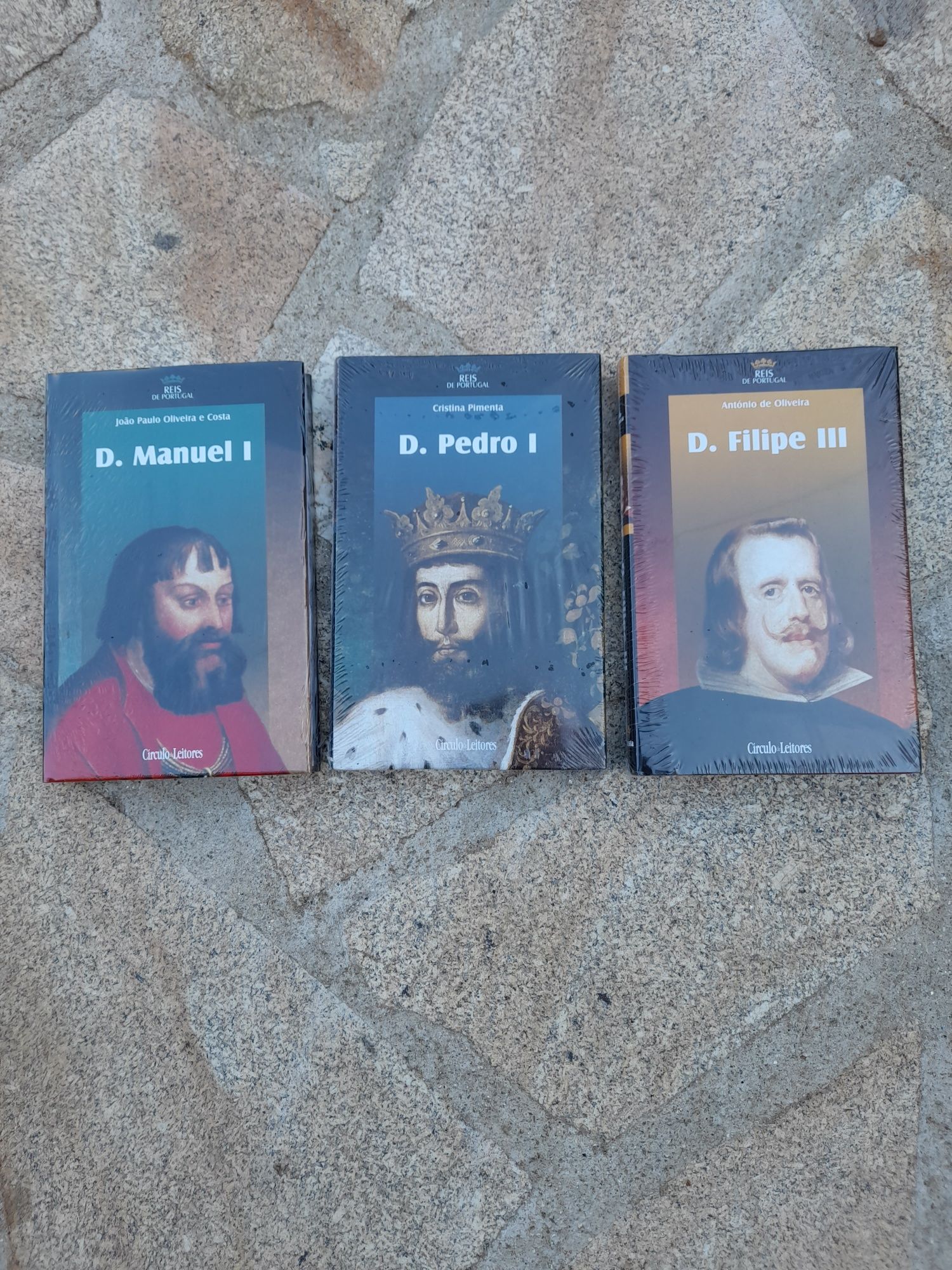 Livros NOVOS de "d. Manuel l, d. Pedro l e d. Filipe lll"