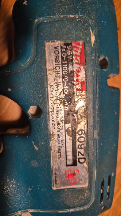 Wiertarka wkrętarka akumulatorowa Makita 9,6V 6092D zabytkowa