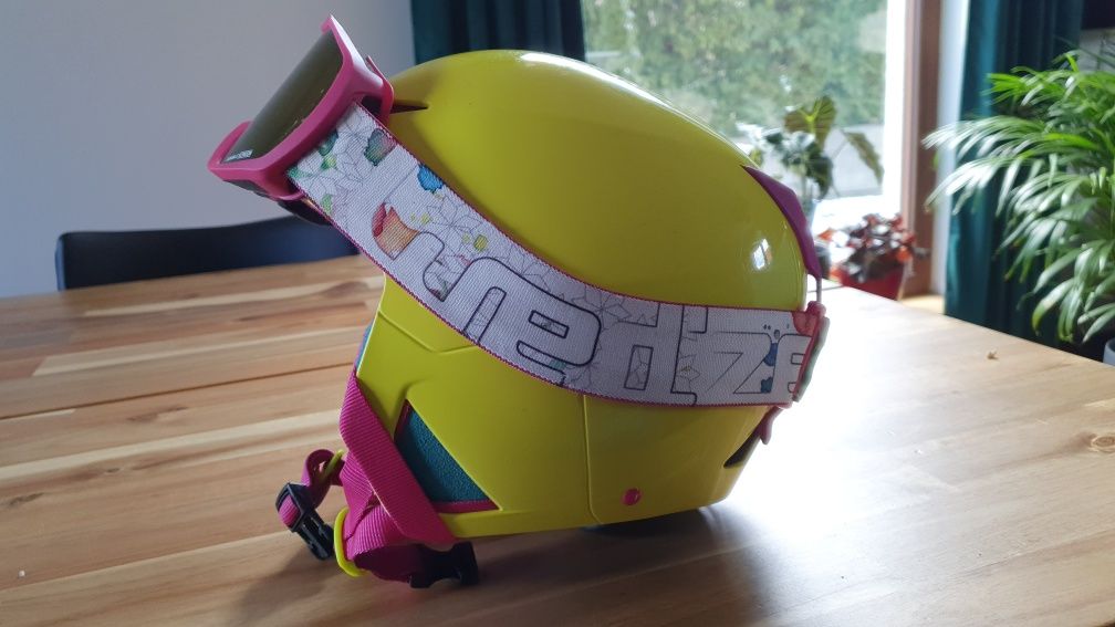 Kask i gogle WEDZE junior 53-56