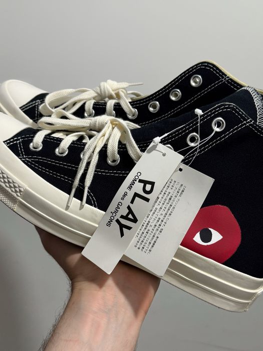 Converse x Comme Des Garcons Play Chuck 70 High Black