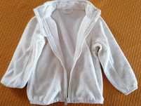 Bluza,bluzka polarowa rozpinana Cool Club ecru rozmiar 80cm