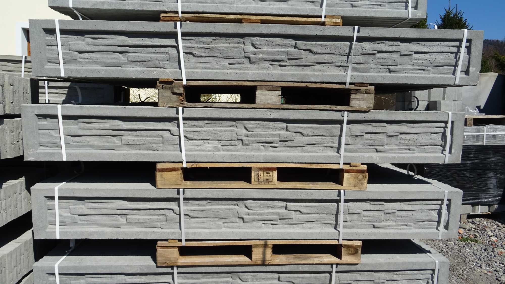 Podmurówka , murek, deska betonowa ogrodzeniowa, 30/246cm.