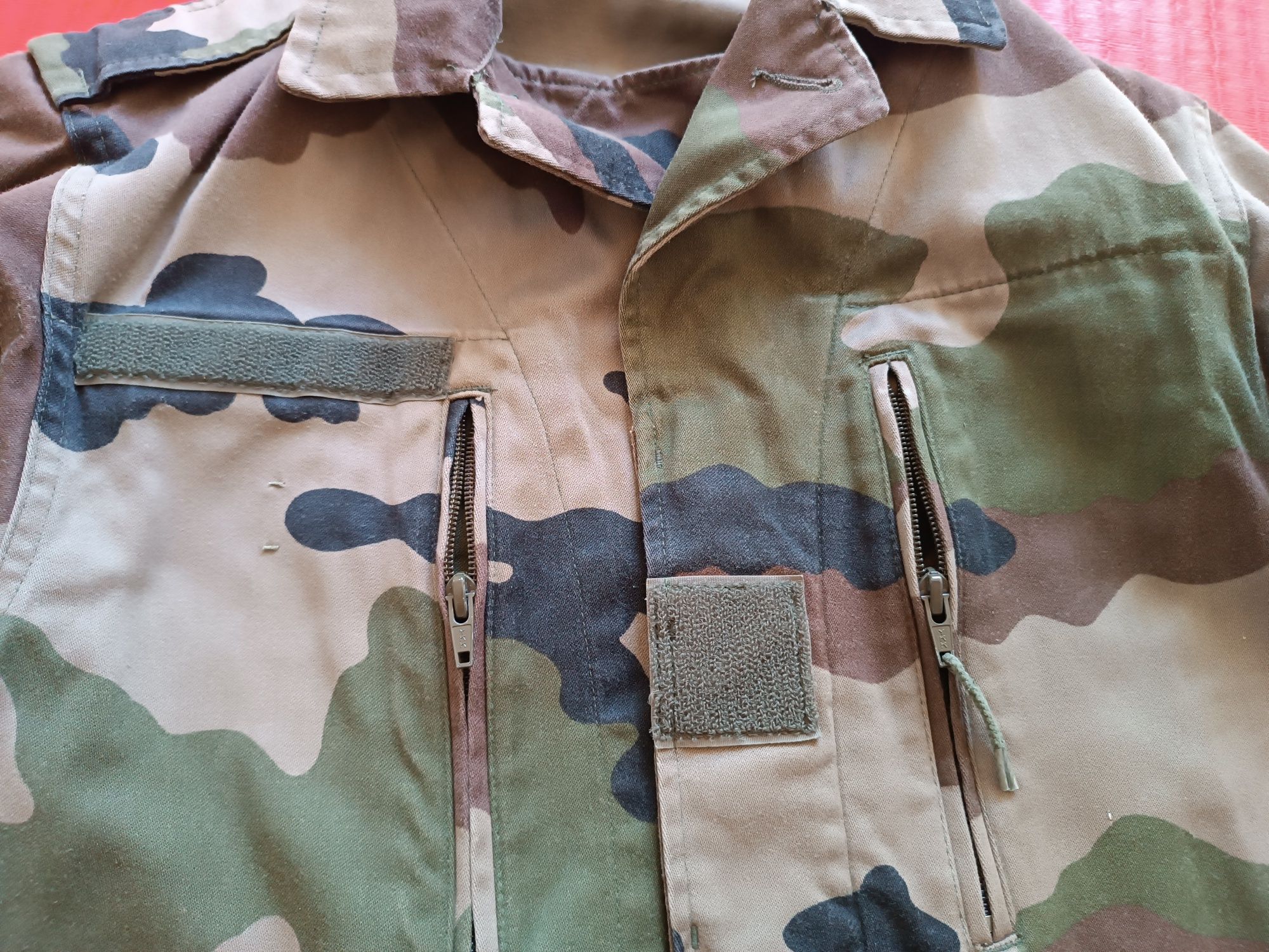 Bluza khaki ściągacz kieszenie