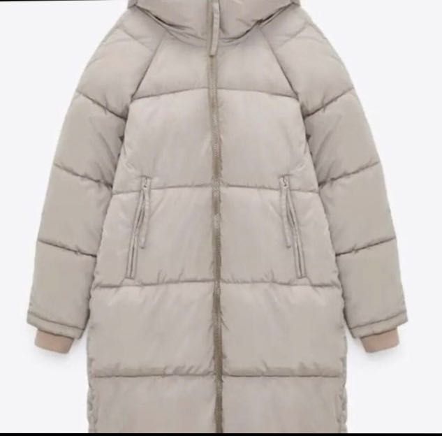 Ультра теплий довгий пуховик пуфер до - 20 Zara