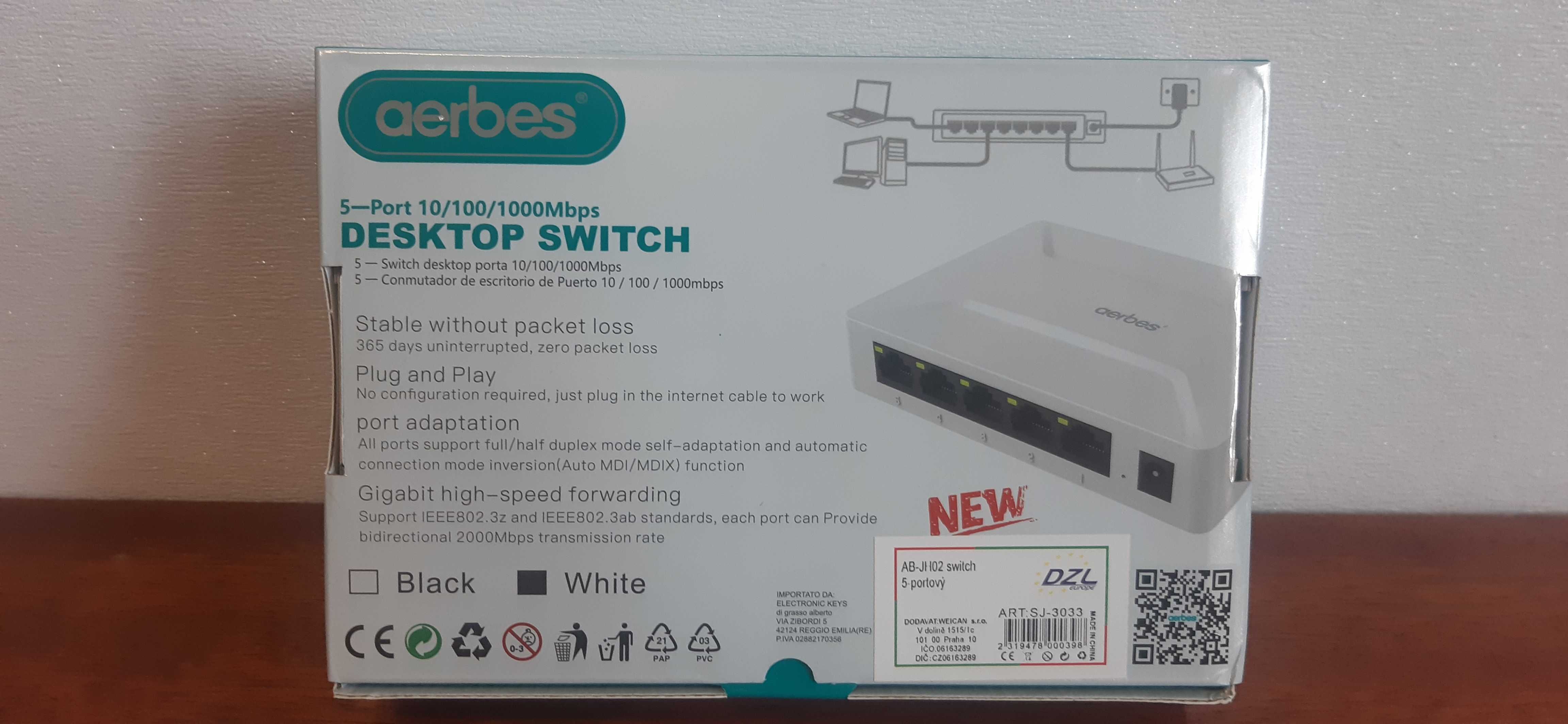 Коммутатор сетевой  switch 5 портов