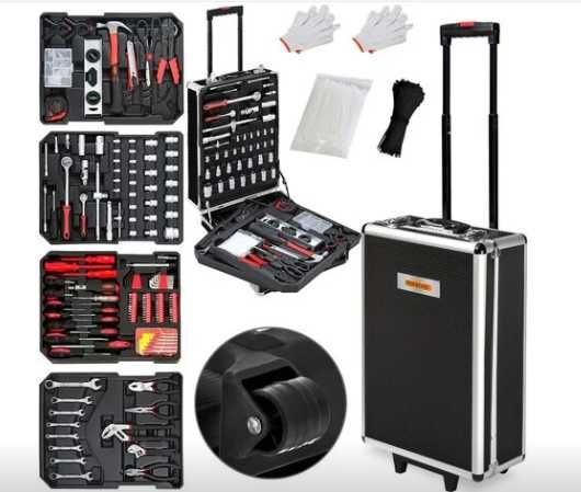 Ferramentas  com 899 peças com fechadura, Entrega Grátis ate 15Qmt