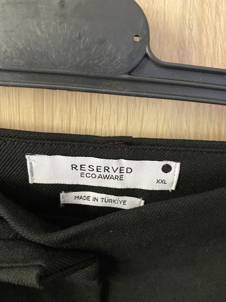 Reserved spodnie damskie XXL czarne nowe