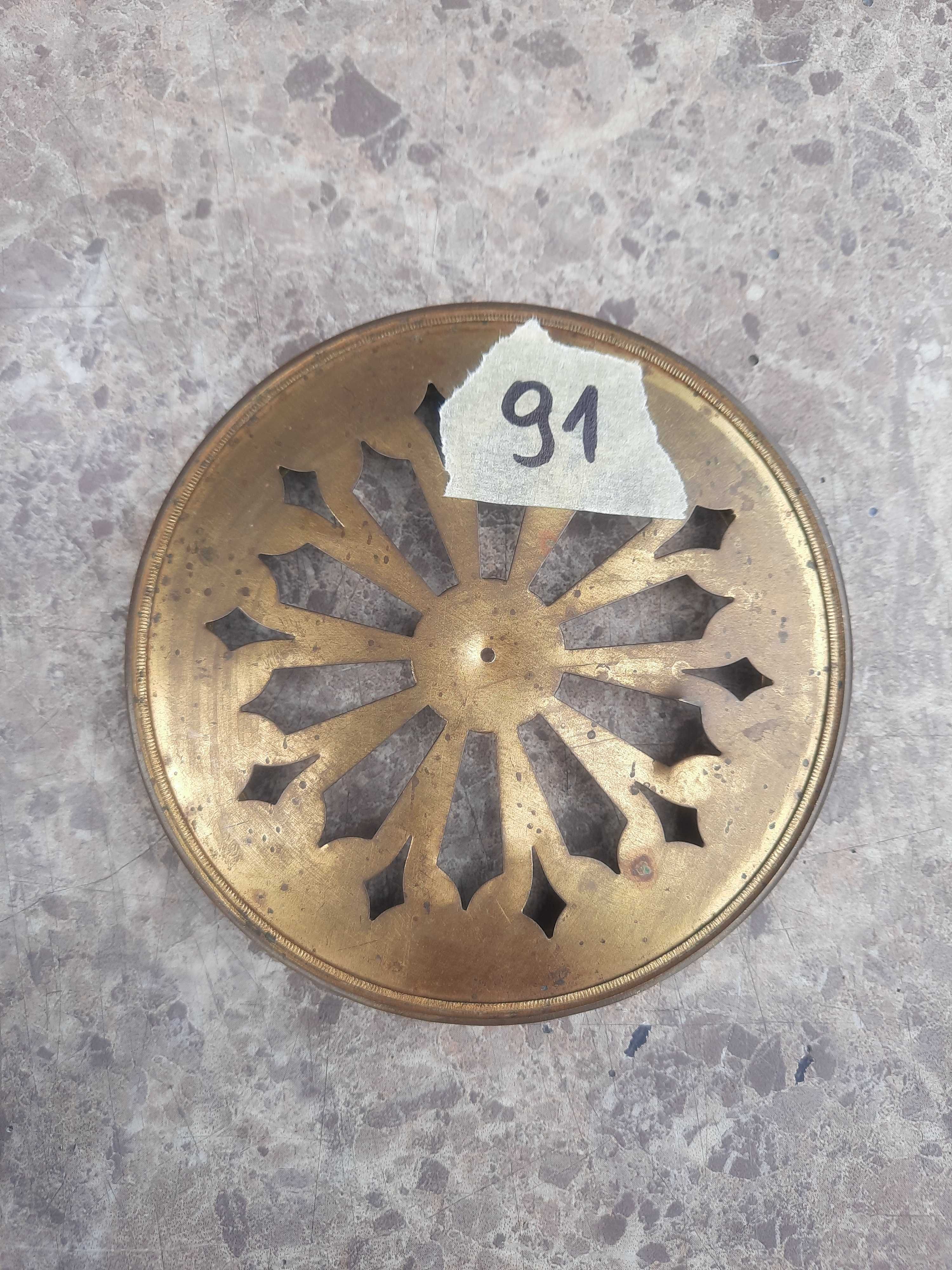 91 Drzwiczki tylne starego zegara kominkowego francuza 111mm