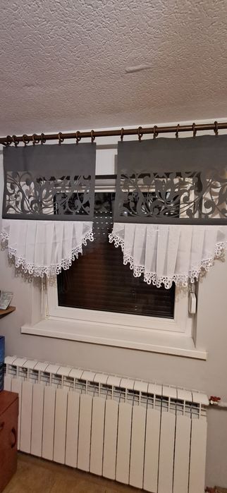 Azurowe firanki panelowe