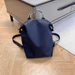 Torba na plecy marki Longchamp w kolorze ciemnoniebieskim /uniseks
