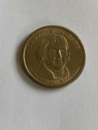 Монета 2007 D Thomas Jefferson Presidential Dollar