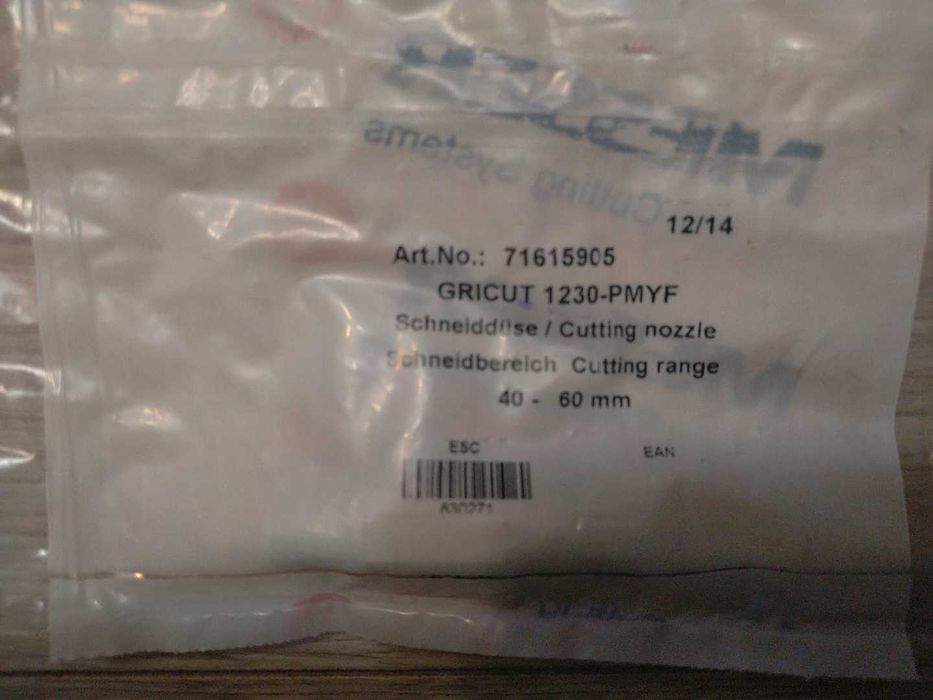 Dysza Messer Gricut 1230 PMYF