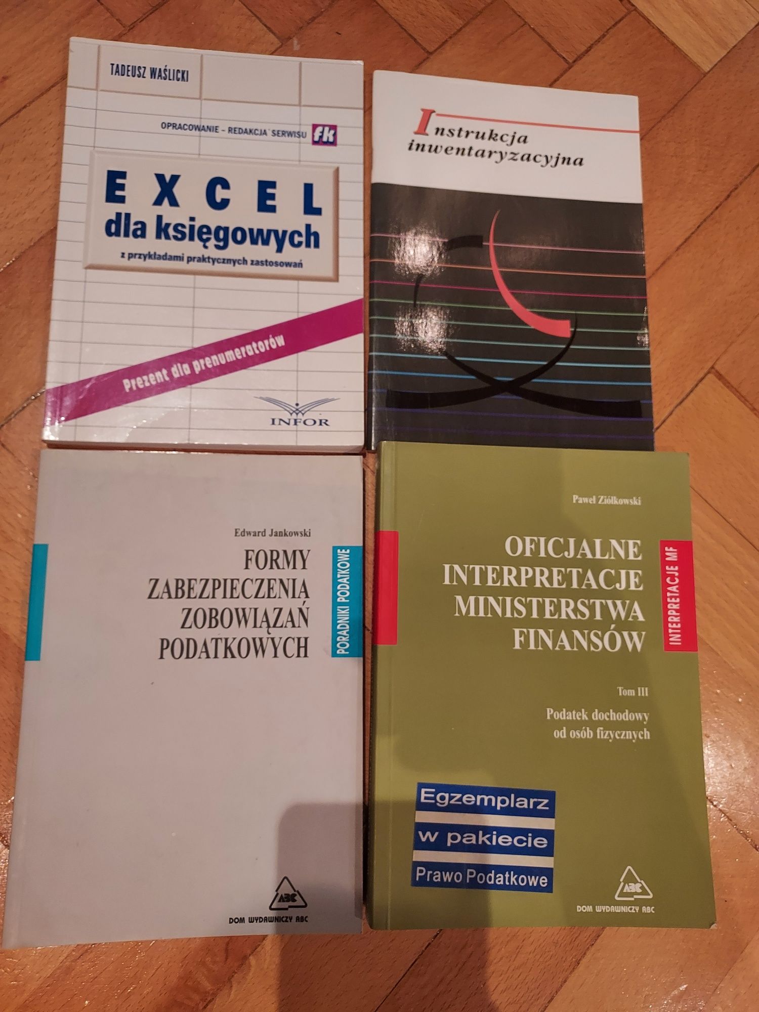 Excel dla księgowych, formy zabezpieczenia zobowiązań, inwentaryzacja