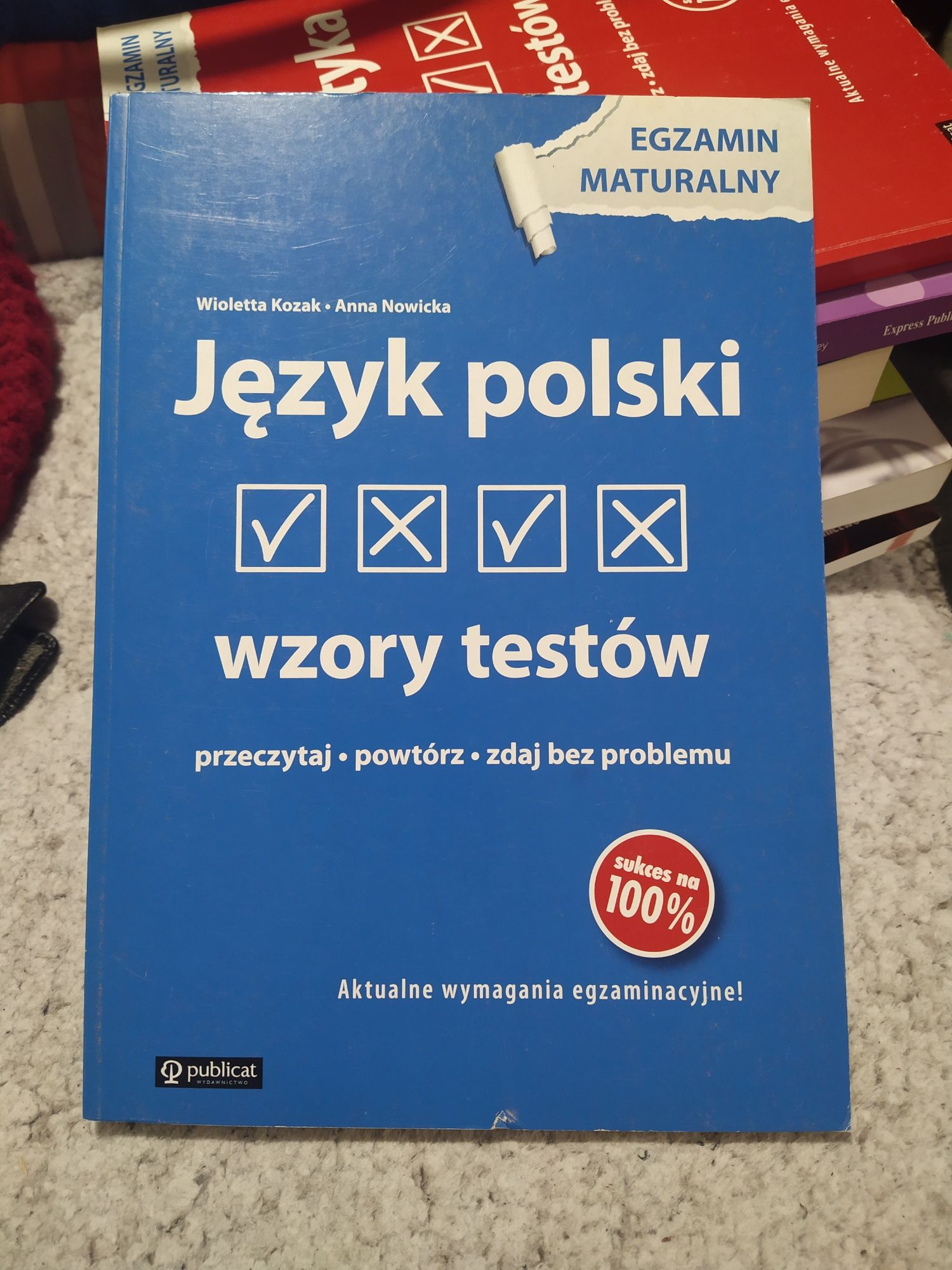 Język Polski, wzory testów maturalnych