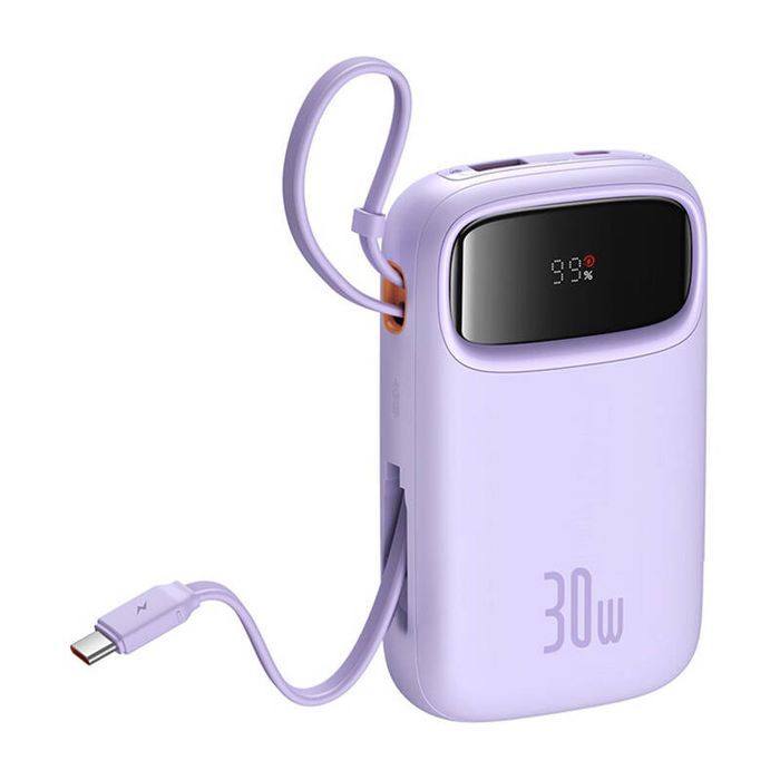 Powerbank Baseus Qpow 2 10000Mah 30W 2Xusb-C Fioletowy