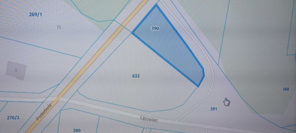 Działka budowlana z widokiem na las Dąbrowa Szlachecka 8 a