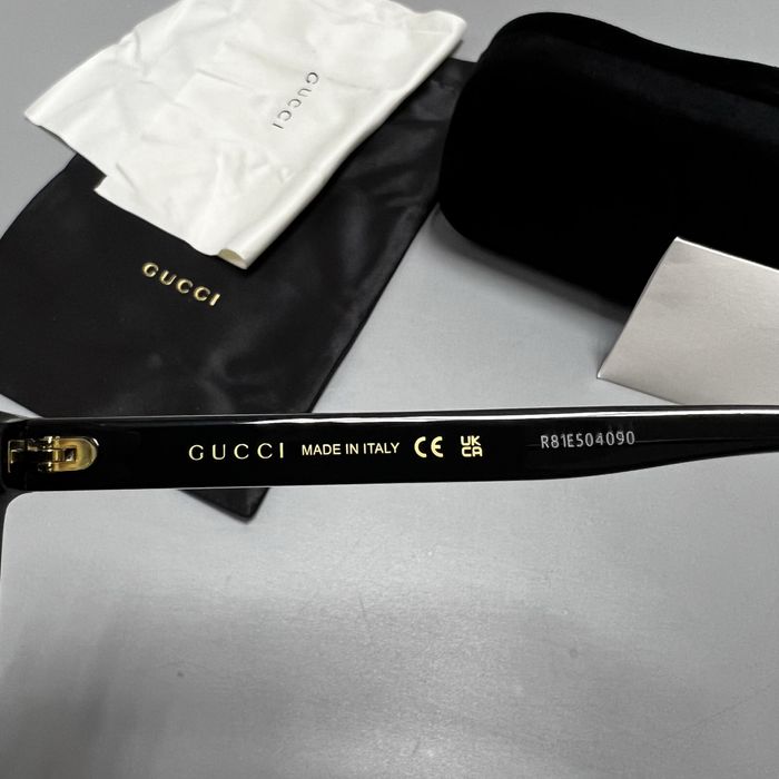 Gucci GG0746SA оригинал новые солнцезащитные очки мужские чёрные (NEW)