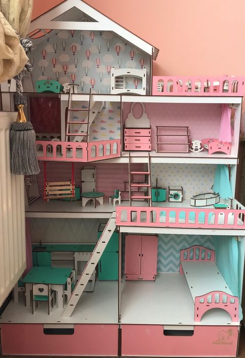 ВЕЛИКИЙ ОСОБНЯК ляльковий будиночок NestWood для ляльок LOL_Барбі