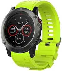 Pasek GARMIN zielone 26 mm Fenix 3 5X 3HR 5X Plus 6X 6X Pro 7 7 solar