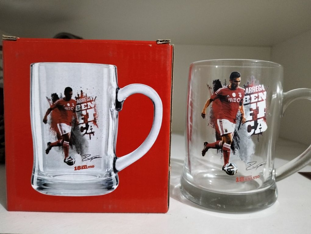 Coleção 12 canecas do Benfica época 14/15