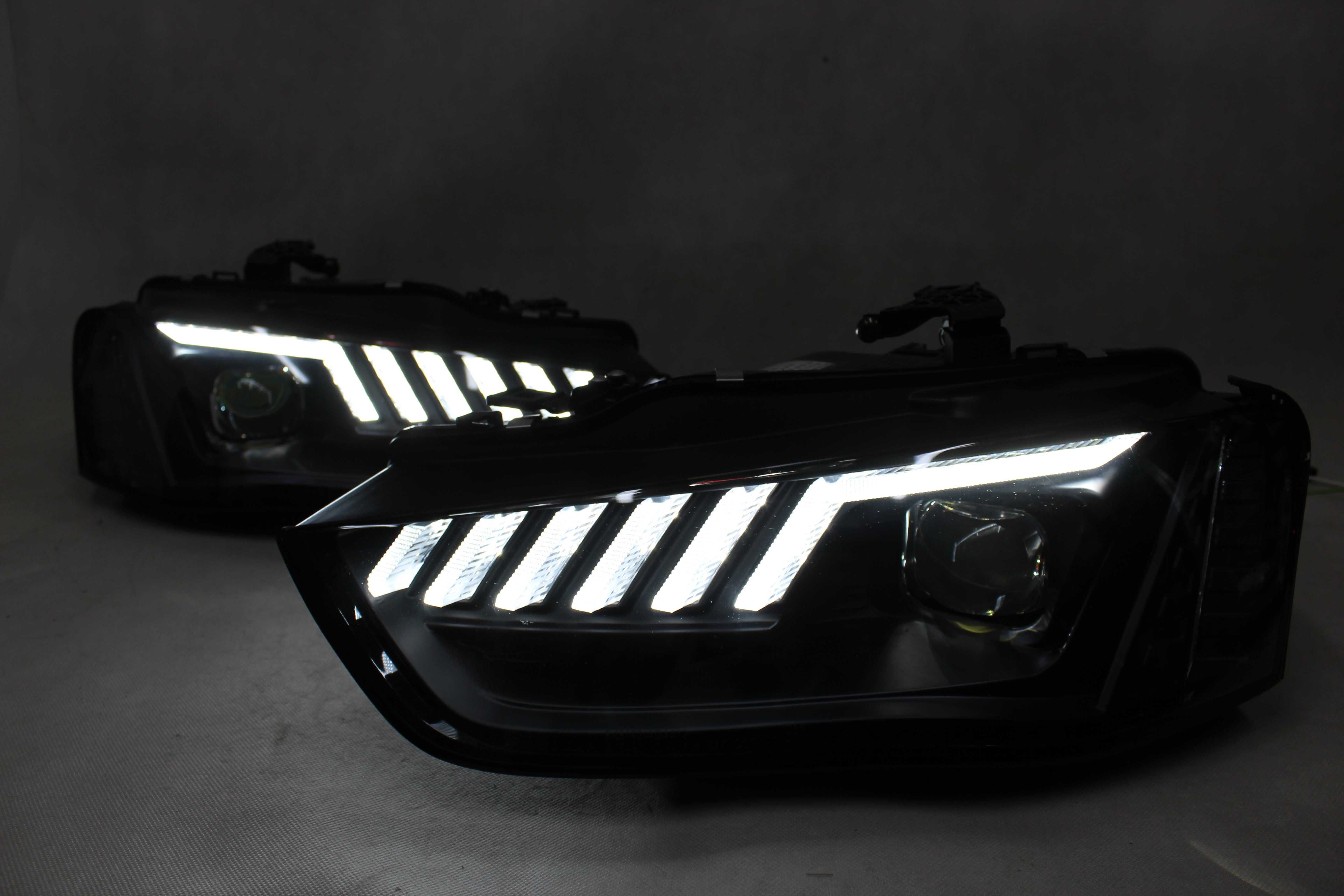 Lampy przednie przód AUDI A4 B8 12-15 lift Dynamiczne LED BAR Xenon