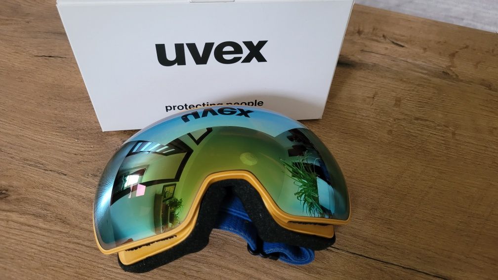 Gogle narciarskie snowboardowe Uvex Compact fm S2