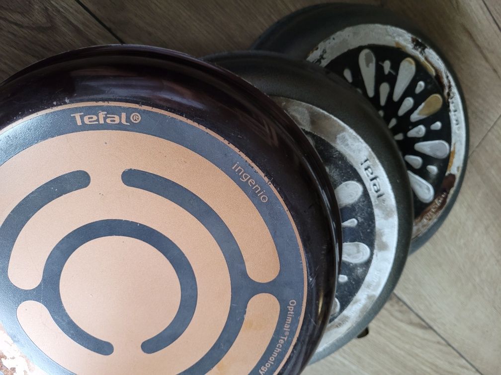 Tefal Ingenio zestaw 3 patelni +rączką