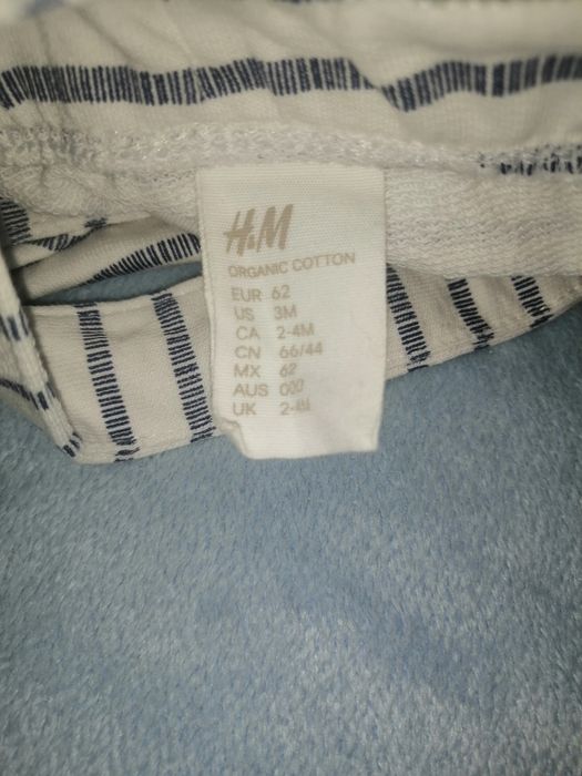 Szorty ogrodniczki dziecięce hm h&m Rozmiar 62